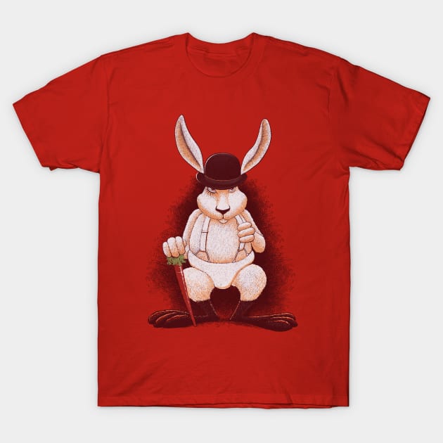 Clockwork Rabbit T-Shirt by victorcalahan